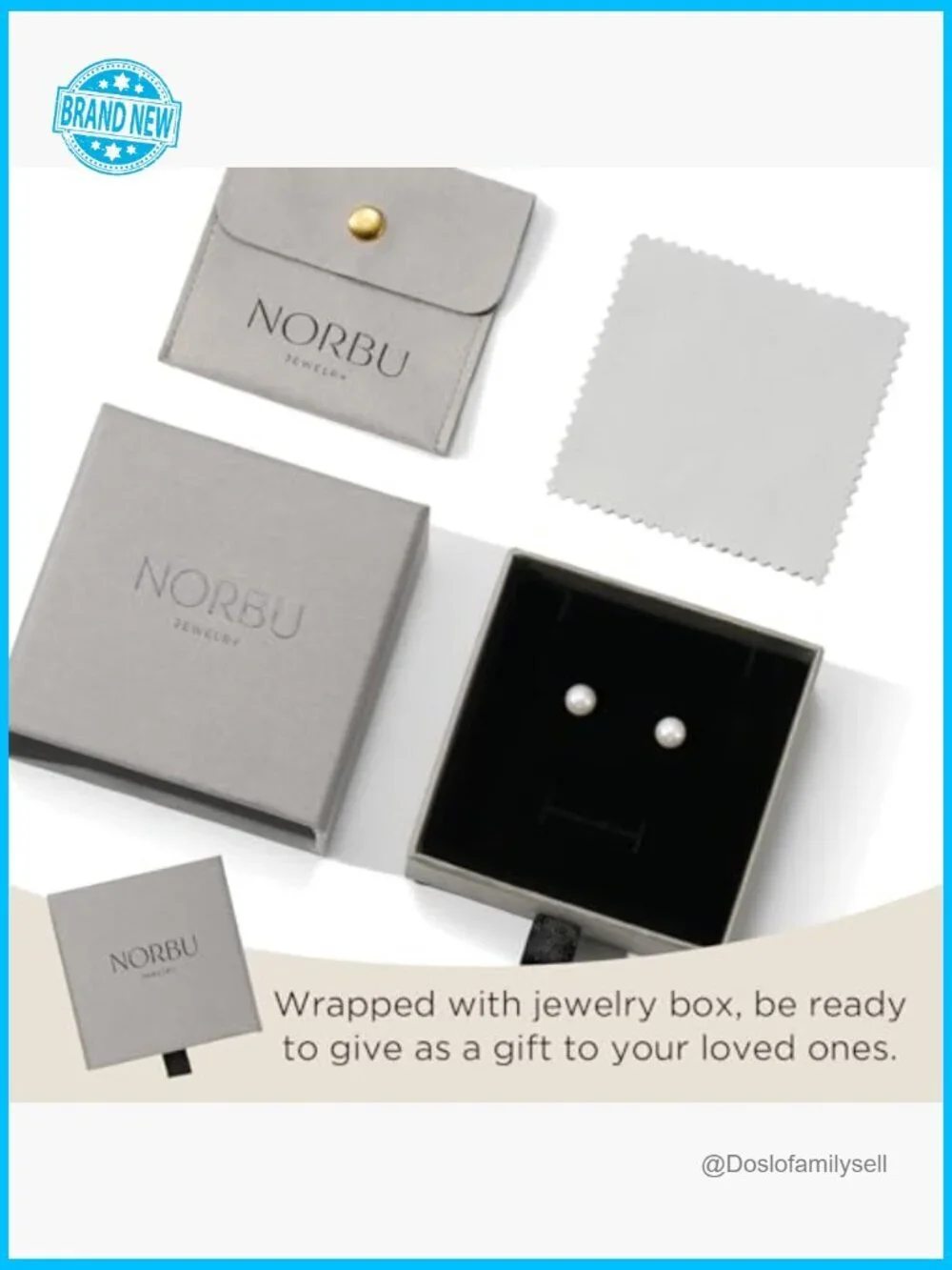 Round Stud Pearl Earrings Timeless Elegant Minimal Classic Gift